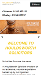 Mobile Screenshot of houldsworthsolicitors.co.uk